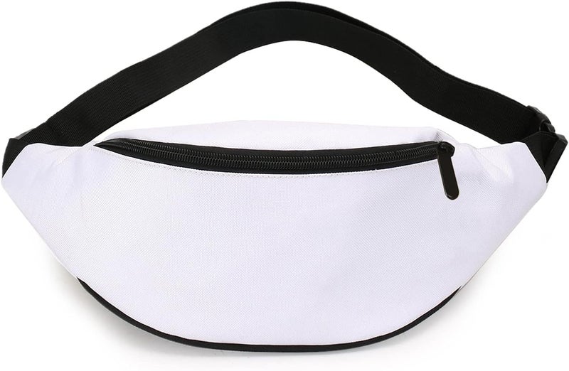 DAITET Crossbody Fanny Pack for Men&Women,Large Waist Bag & Hip Bum Bag with Adjustable Strap for Outdoors Workout Traveling Casual Running Hiking Cycling - Image 1